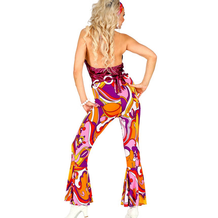 Widmann SRL 70's disco overall, riem en hoofdband