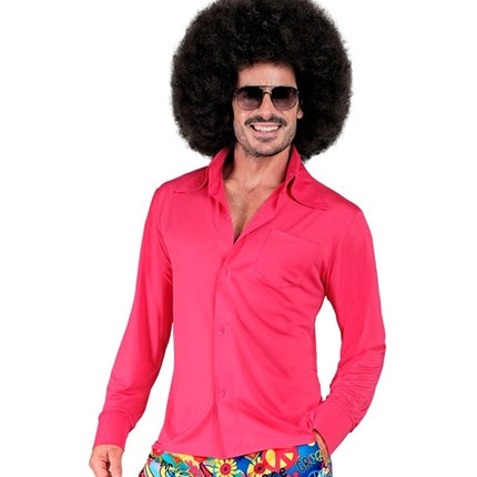 Widmann SRL 70's groovy heren shirt roze