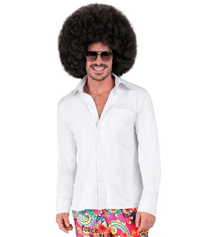 Widmann SRL 70's groovy heren shirt wit