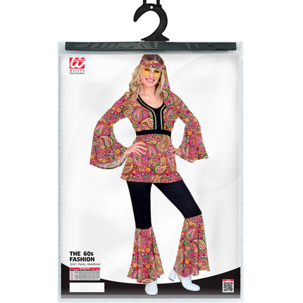 Widmann SRL 70s Hippie kostuum Fleur