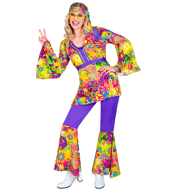 Widmann SRL 70s Hippie kostuum Peace & Love