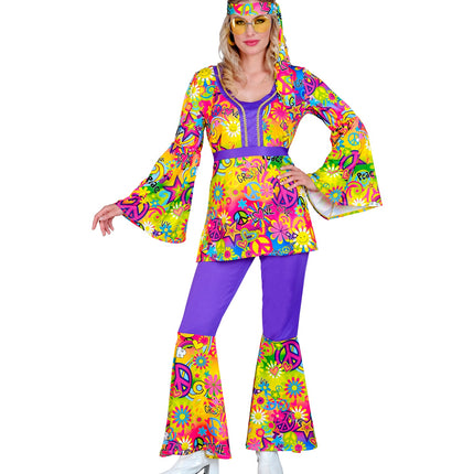 Widmann SRL 70s Hippie kostuum Peace & Love