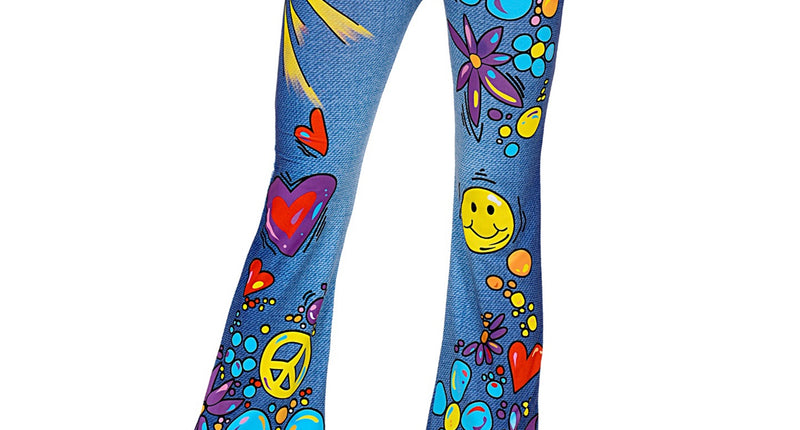 Widmann SRL 70'S LEGGING HIPPIE JEANS S/M