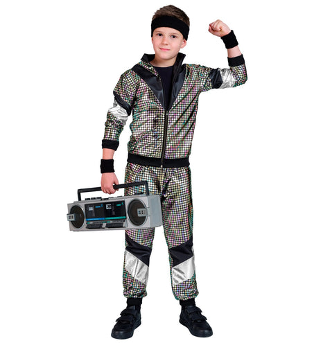 Widmann SRL 80s trainingspak zilver Niels kind