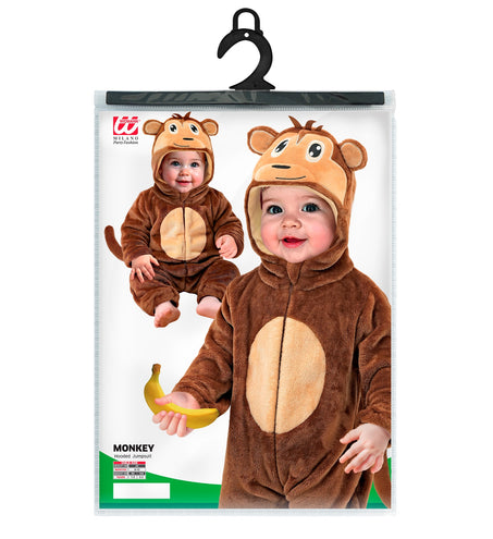 Widmann SRL Aap kostuum pluche fluweel Boki