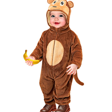 Widmann SRL Aap kostuum pluche fluweel Boki