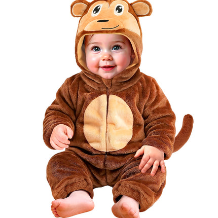 Widmann SRL Aap kostuum pluche fluweel Boki