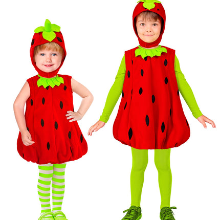 Widmann SRL Aardbeienpakje voor kinderen