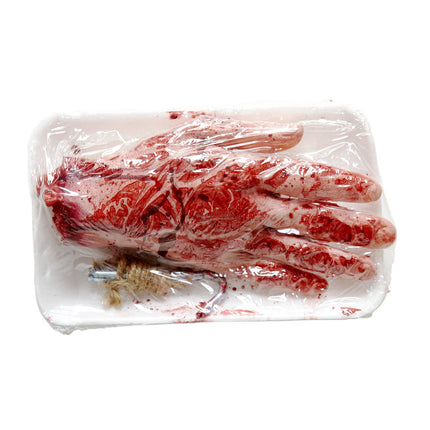 Widmann SRL Afgehakte hand met bloed ingepakt