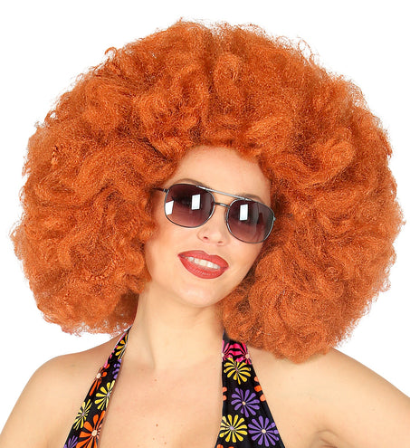 Widmann SRL Afro pruik koper kleur groot