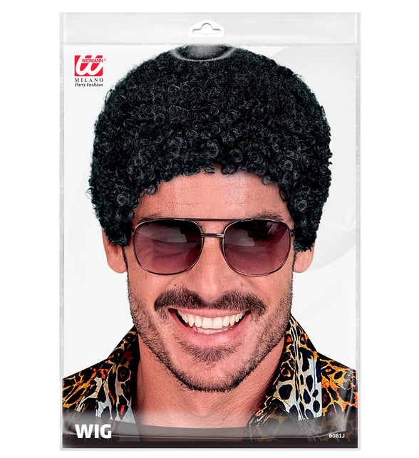 Widmann SRL Afro pruik korte krullen