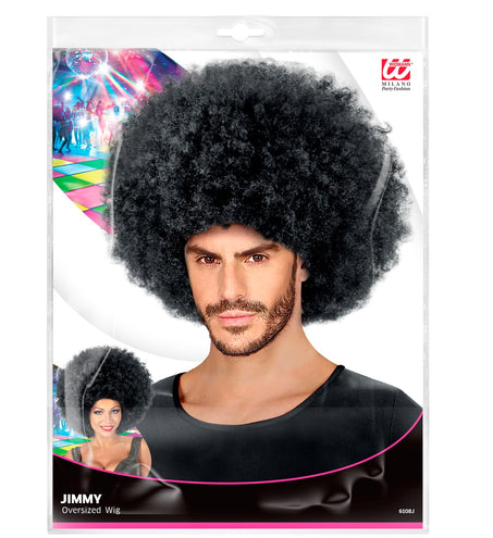 Widmann SRL Afro pruik zwart