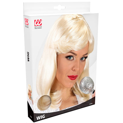 Widmann SRL Agnetha popster pruik AB