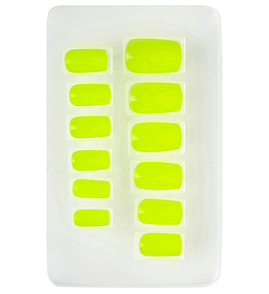 Widmann SRL Airbrush nagels neon geel