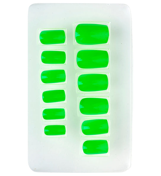 Widmann SRL Airbrush nagels neon groen