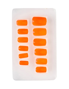 Widmann SRL Airbrush nagels neon oranje