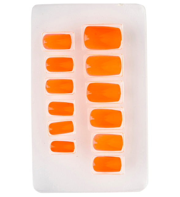 Widmann SRL Airbrush nagels neon oranje