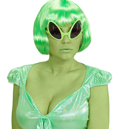 Widmann SRL Alien bril buitenaardse wezens