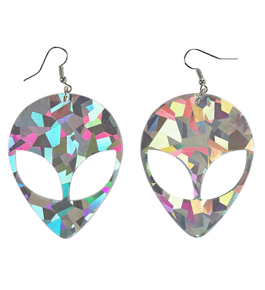 Widmann SRL Alien oorbellen ruimte