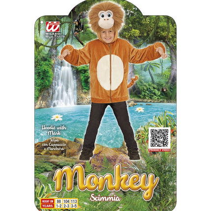 Widmann SRL Apen Hoodie voor kinderen