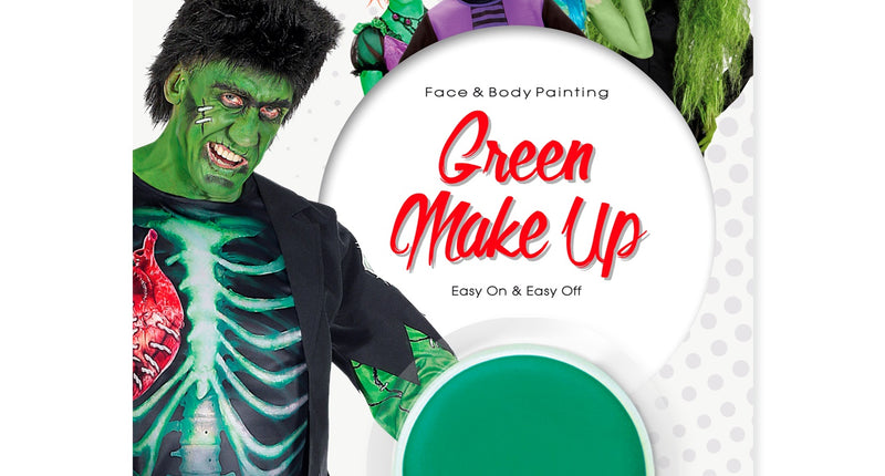 Widmann SRL Aqua schmink groen heks