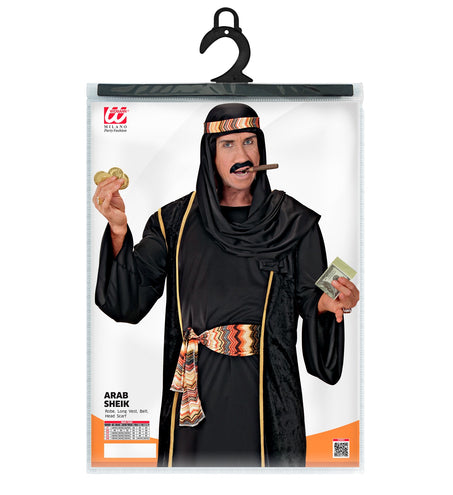 Widmann SRL Arabisch sjeiken pak zwart
