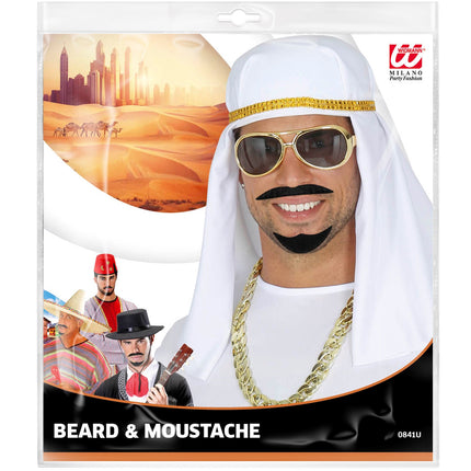 Widmann SRL Arabische sjeik snor en sik