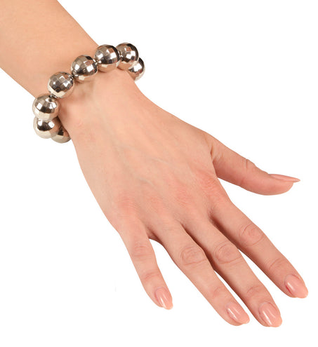 Widmann SRL Armband disco bal zilver