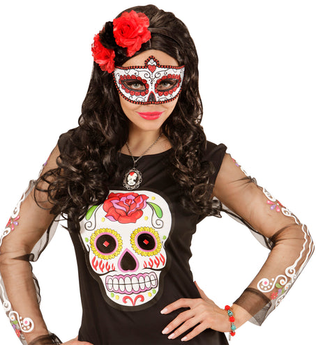 Widmann SRL Armband met schedels en rozen