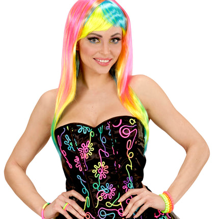 Widmann SRL Armbandje met neon kleuren