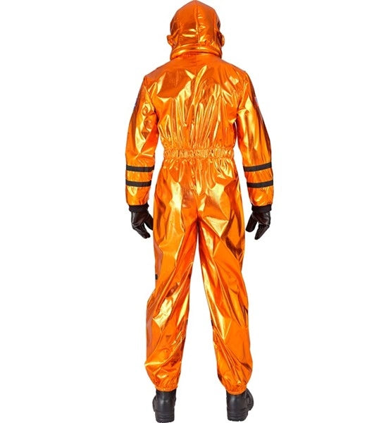 Widmann SRL Astronaut oranje heren kostuum Evi