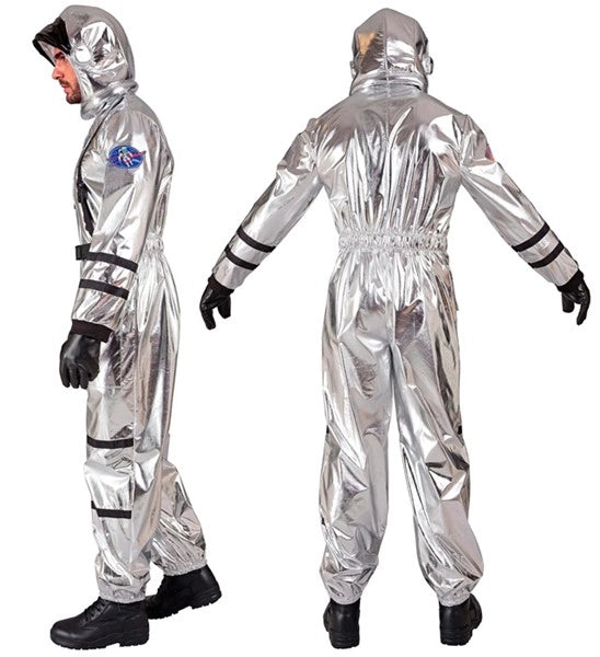 Widmann SRL Astronauten kostuum zilver Remi heren