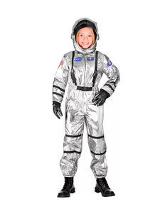Widmann SRL Astronauten kostuum zilver Roos kinderen