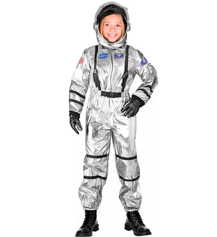 Widmann SRL Astronauten kostuum zilver Roos kinderen