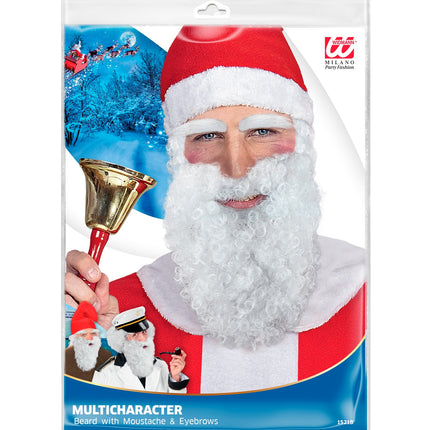 Widmann SRL Baard kerstman met snor goedkoop