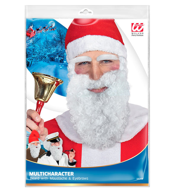 Widmann SRL Baard kerstman met snor goedkoop