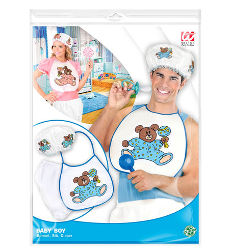 Widmann SRL Babyset blauw met beertje