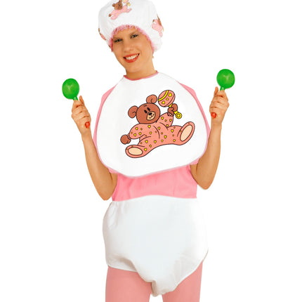 Widmann SRL Babyset roze met beertje