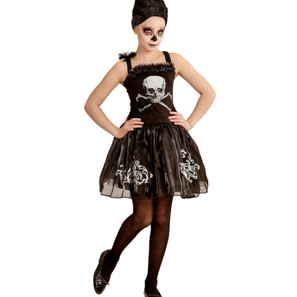 Widmann SRL Ballerina jurk met schedels