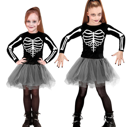 Widmann SRL Ballerina skelet kostuum Baukje