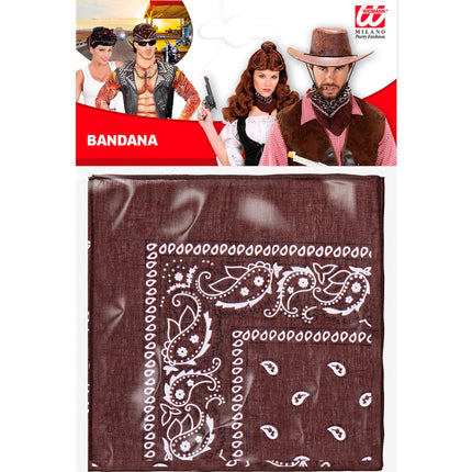 Widmann SRL Bandana bruin 55X55