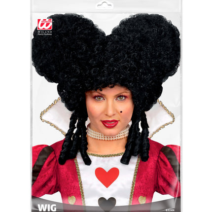 Widmann SRL Barok pruik zwart