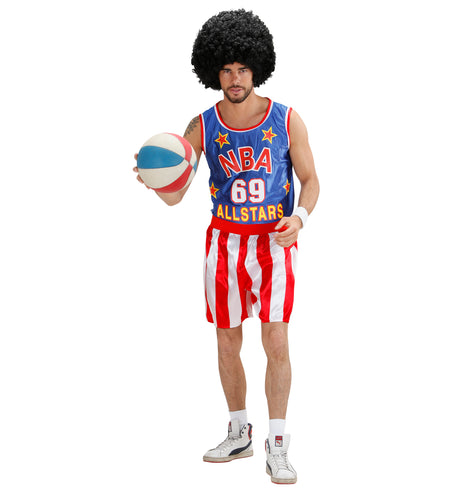Widmann SRL Basketballer kostuum Sem volwassenen