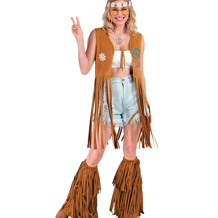 Widmann SRL Beenwarmer met franjes