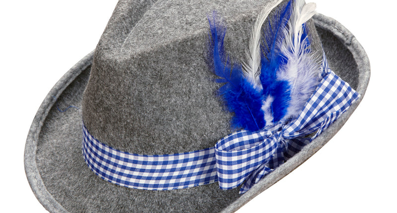 Widmann SRL Beierse Fedora met blauwe veren