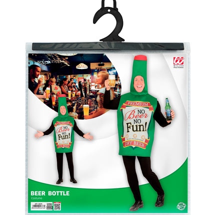 Widmann SRL Bierfles kostuum unisex