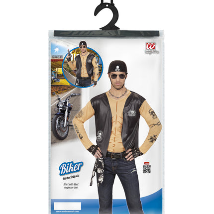 Widmann SRL Biker vesten voor party's