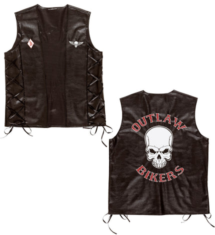 Widmann SRL Bikervest Outlaw lederlook