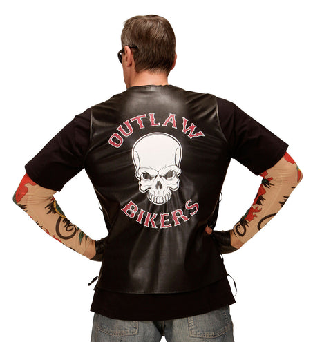 Widmann SRL Bikervest Outlaw lederlook