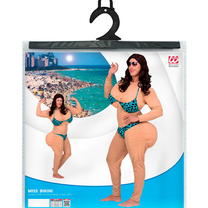 Widmann SRL Bikini babe kostuum unisex